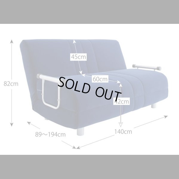 画像5: ふたりで寝られるカウチソファーベッド【ROLLY】ローリー　ダブルサイズ